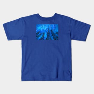 Lightnings and thunder over the forest Kids T-Shirt